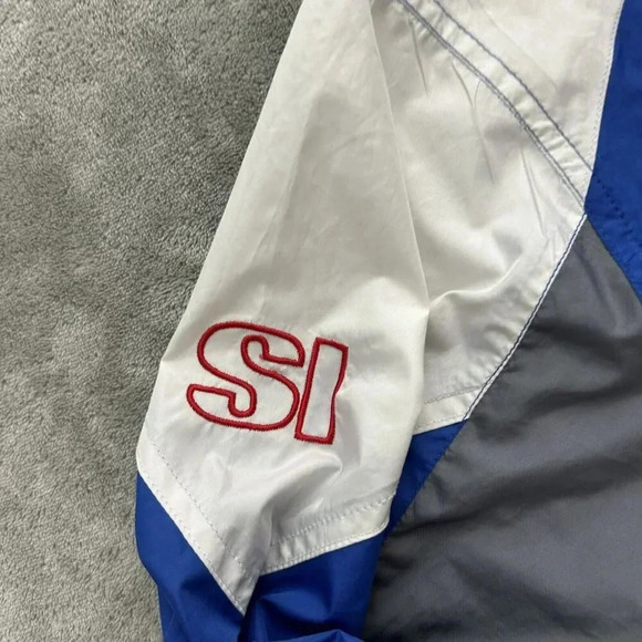 Vintage Indianapolis Colts Jacket Mens XL Blue SI Official NFL Team Windbreaker - Picture 6 of 11